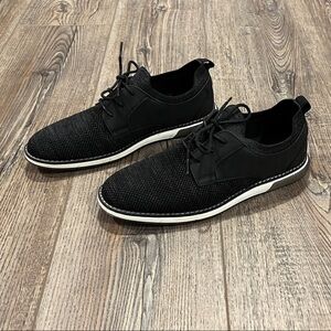 Boys Casual Dress Oxford Breathable Black Shoes size 5